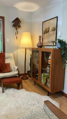 Mid century. TEAK TECK. Buffet, vaisselier, vitrine, étagère dis - Photo 3