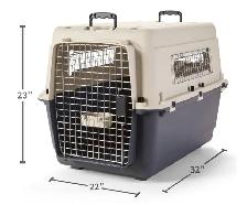 Dog Crate - 32" 40LBS - Plastic Carrier - Essentials - Photo 2