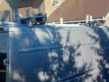 RAM PROMASTER RANGER DOUBLE LADDER ROOF RACK AND SHELVING