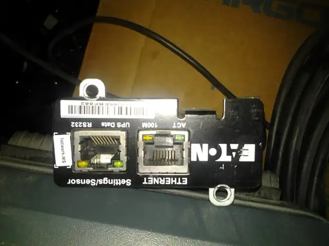 EATON UPS network card 200  eaton ups apc ups apc pduPCmacLAPTOP