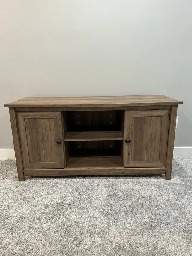 Small Spaces Grey TV Stand