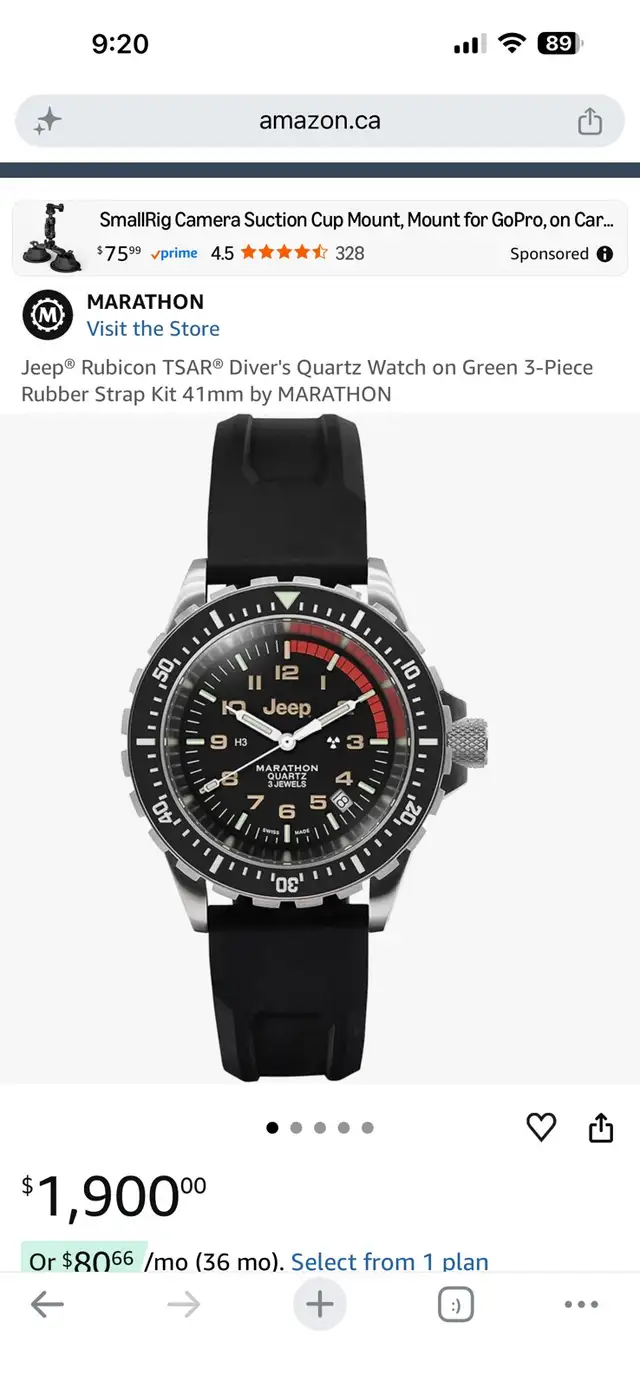 Jeep Marathon Military Watch