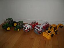Lot de tracteur camion de pompier