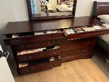 solid cherrywood queen size bedroom set - Photo 6
