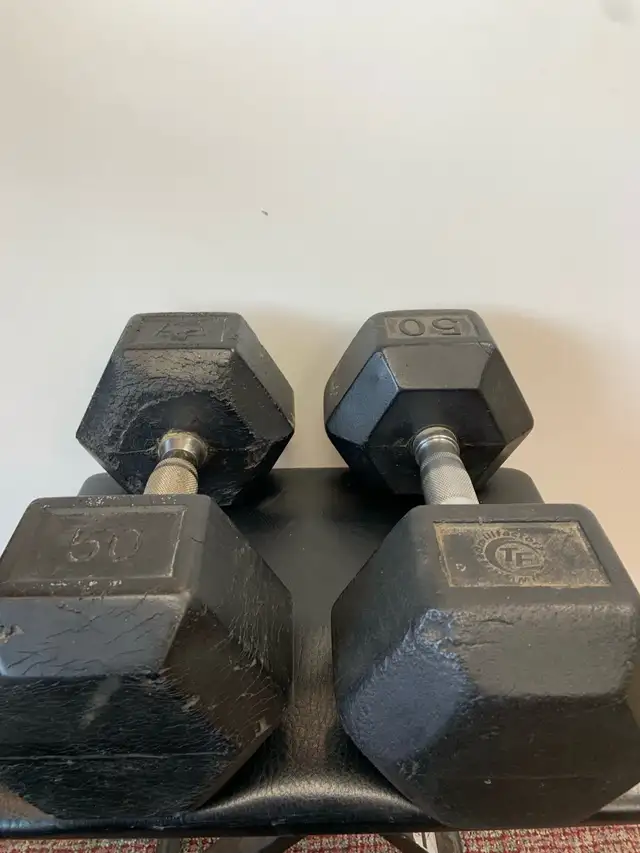 50 Pound Hex Weights