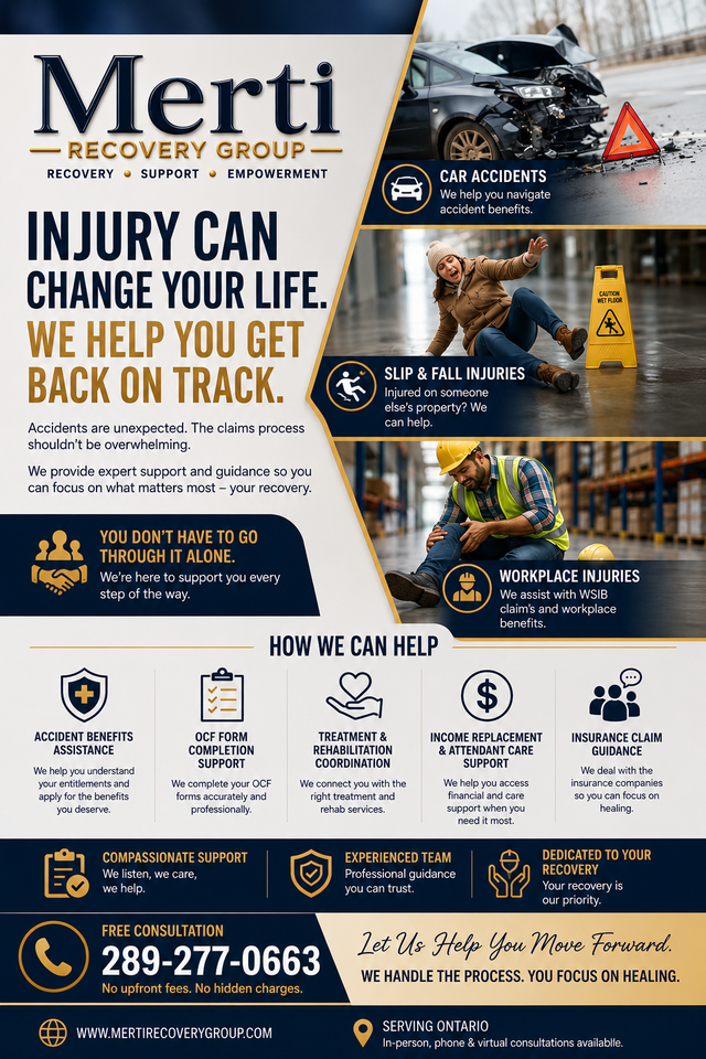 INJURED AND UNSURE WHAT TO DO NEXT? ACCIDENT & BENEFIT CLAIMS
