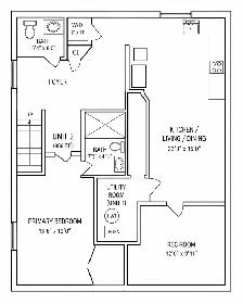 2 Bedroom - Downtown Elora - with Parking
