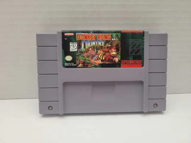 Donkey Kong Country Super Nintendo Game