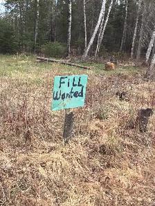 Clean Fill Wanted Free