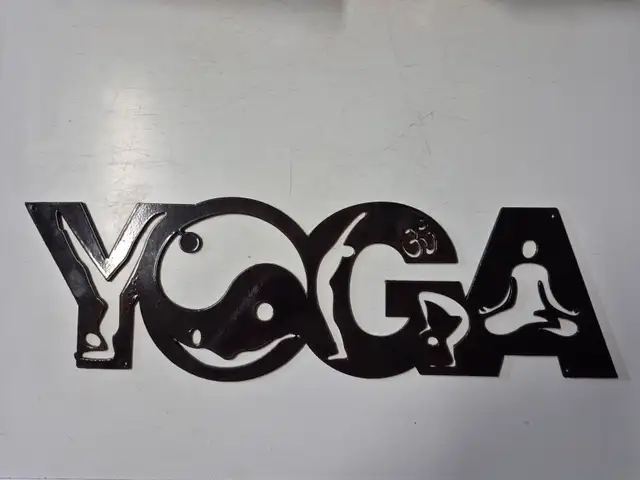 Yoga - Metal Sign.