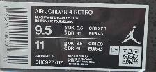 sz 9.5 Air Jordan 4 Retro Thunder w/box