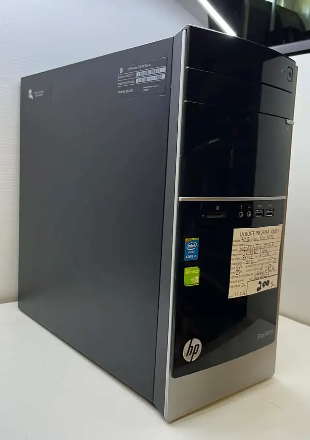 HP Pavilion 500-509C i5-4590 8Go RAM SSD 128Go HDD 500Go GT 705