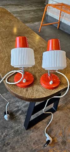 2 petites lampes de table vintage allemandes - Photo 5