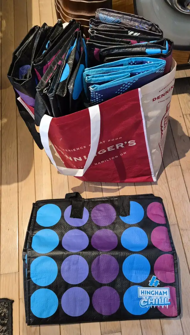 8 INSULATED THERMAL DELIVERY & GROCERY BAGS – UBER EATS HOT/COLD