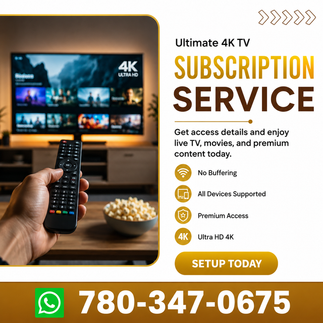 Unlimited 4K TV Subscription Services