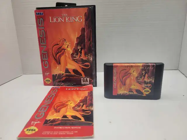 The Lion King Sega Genesis Game