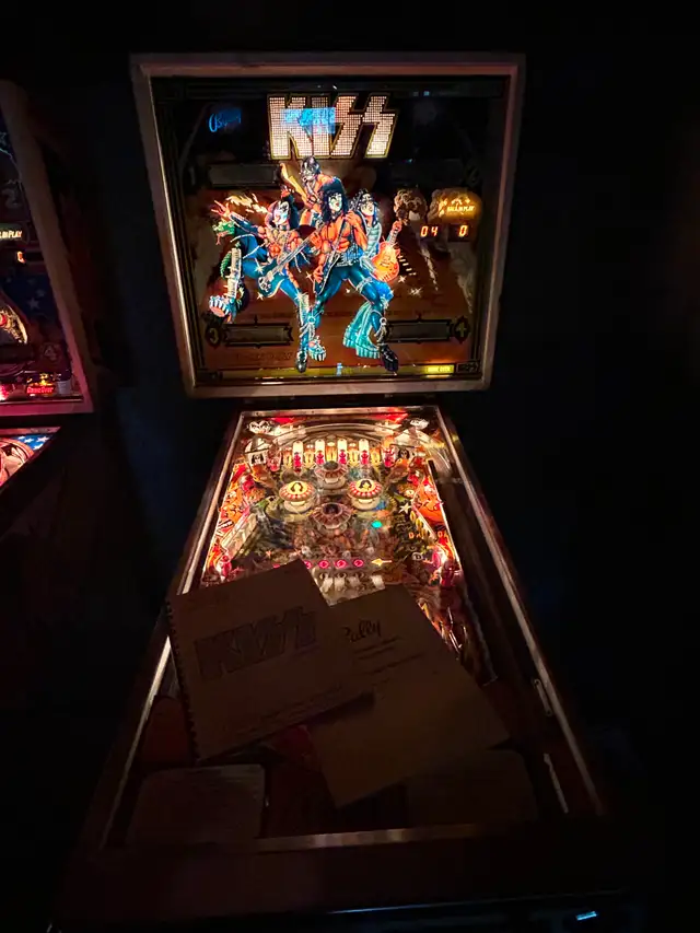 Bally Pinball Machines - 1979 Kiss, 1978 Power Play, 1980 Medusa