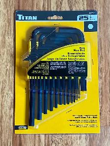 BRAND NEW 25 Piece HEX KEY SET