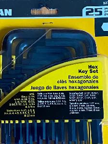BRAND NEW 25 Piece HEX KEY SET - Photo 2