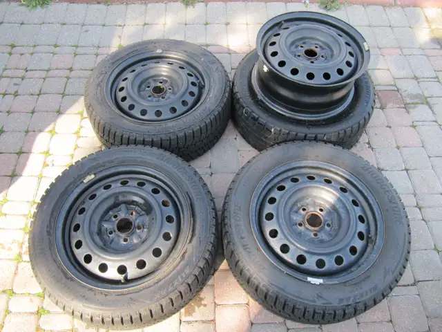 Bridgestone Blizzak WS90/Winter Warrior 205 55 R16 Tires & Rims