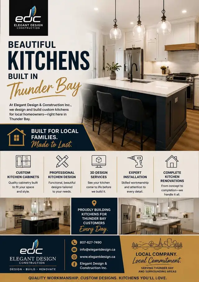 Custom Kitchen Cabinets & Renovations | Thunder Bay