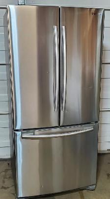 Samsung French door fridge - Very good Condition, Stainless Stee - Photo 2