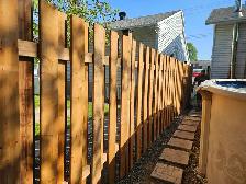 pave uni / muret / patio bois traite, composite / cloture - Photo 5