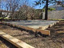 pave uni / muret / patio bois traite, composite / cloture - Photo 10