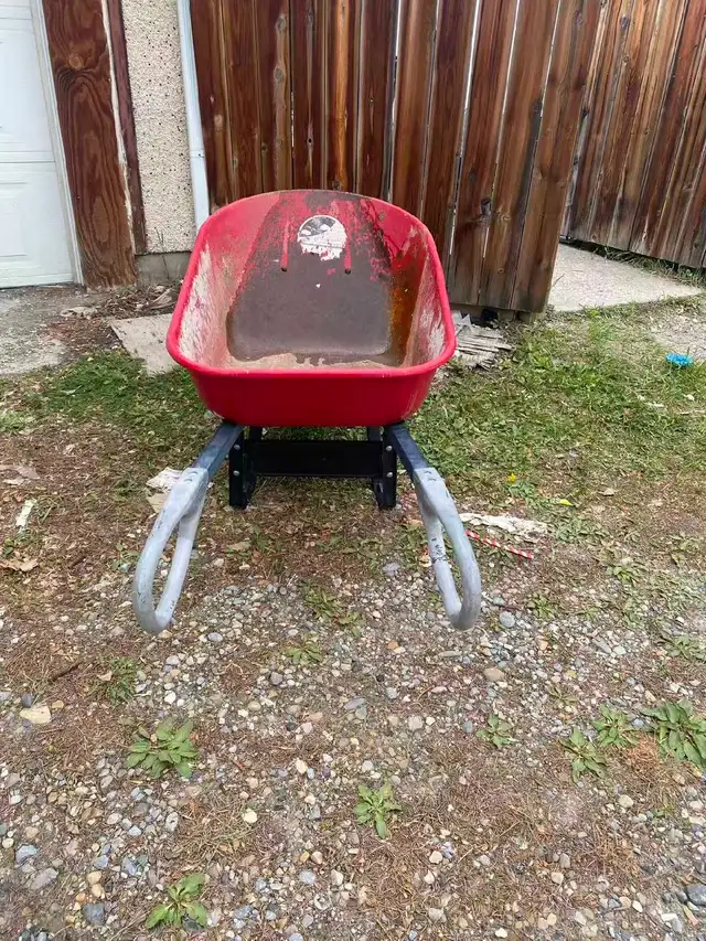 steel wheelbarrow