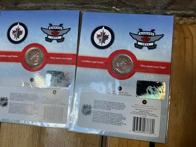 2. 2011-12 "GO WINNIPEG JETS GO" Commemorative 50 Cent Coin
