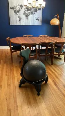 Chaise ballon d'équilibre Gaiam / chaise de bureau / chaise d'ex