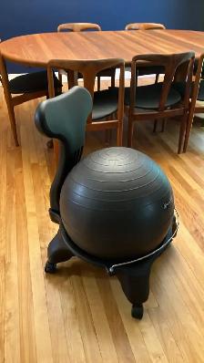 Chaise ballon d'équilibre Gaiam / chaise de bureau / chaise d'ex - Photo 7