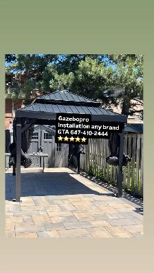 installation any brand gazebo