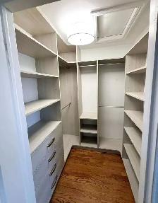 Custom closet, walk-in closet, built in closet, closet organizer
