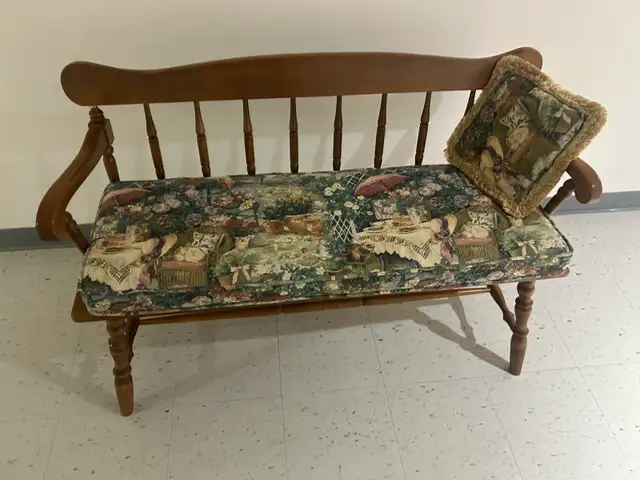 wood bench
