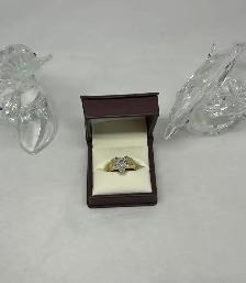 10k star Diamond Ring