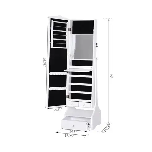 Brand New Standing Jewelry Cabinet Organizer Special $259