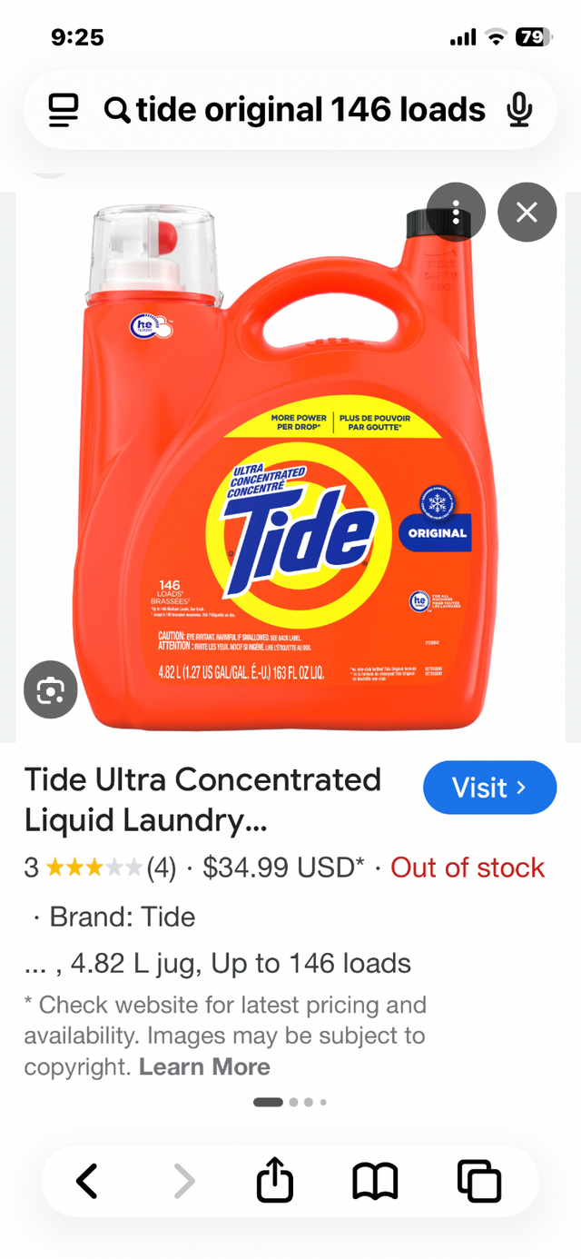 Tide and more