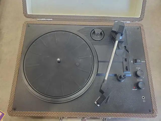 Portable Suitcase Record-Player