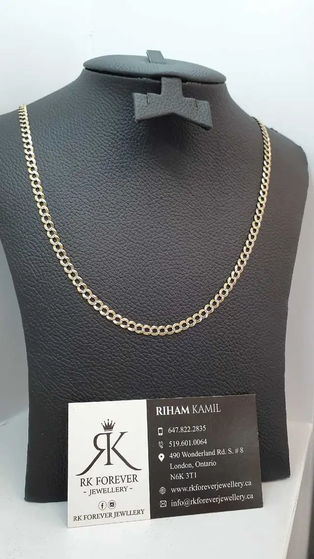 10k yellow gold chain # 414_12