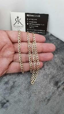 10k yellow gold chain # 414_12 - Photo 5