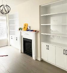 Custom cabinet, entertainment units, TV wall, Fireplace cabinet