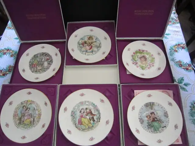 Royal Doulton VALENTINE'S DAY Collector plates