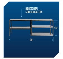 Free Shelves (x3) 48'W x 18'D x 72'H - Costco Gorilla Shelves - Photo 3