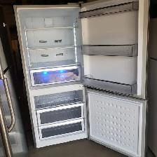 Excellent fridge bottom freezer "Blomberg"  Stainless as new. - Photo 3