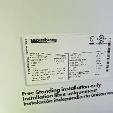 Excellent fridge bottom freezer "Blomberg"  Stainless as new. - Photo 5