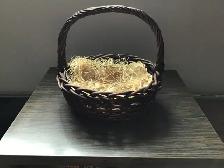 WICKER BASKET WITH HANDLE - Photo 2