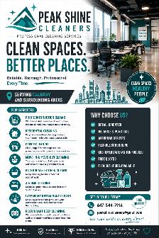 CLEANS (NOT HIRING) FLEXIBLE AND READY