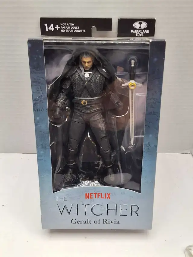 Geralt of Rivia The Witcher Netflix Figure  NEW