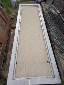 Stainless Steel Sign Frame for Commercial Building.
